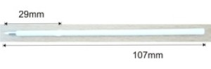 Mine X20, 107mm weiß - 1,0mm - Reklamnepredmety