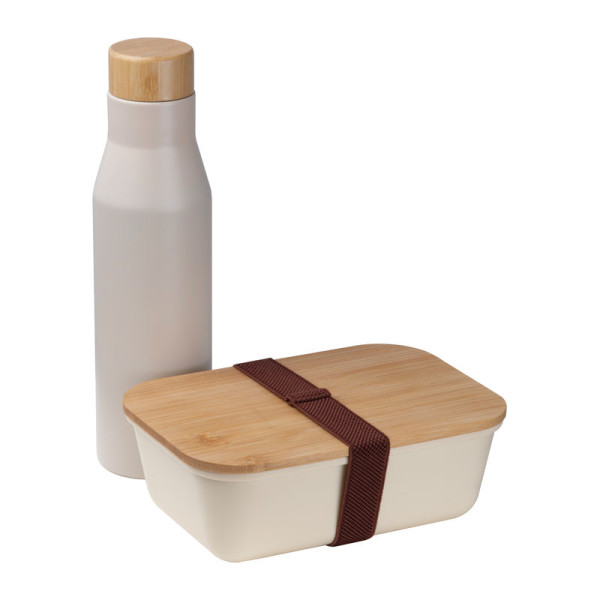 Lunchbox mit Edelstahlflaschen-Set Toronto