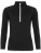 JC036 Girlie Cool 1/2 Zip Sweat - JC036_Jet-Black_Arctic-White - variant Ls 1000209663