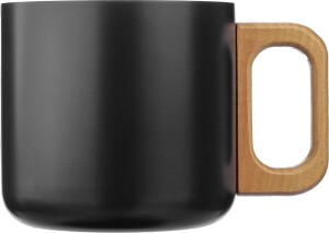 Recycled stainless steel double-walled mug 400 ml Dwight - Reklamnepredmety