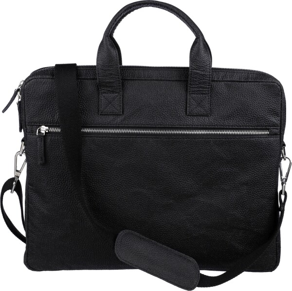 Tomato leather laptop bag Lillian