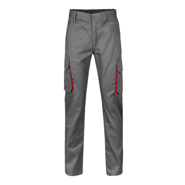 VL HYPNOS. Zweifarbige Twill-Hose mit mehreren Taschen (200 g/m²)