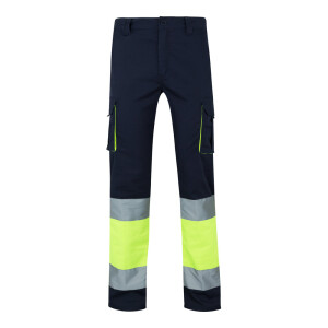 VL ZEUS LARGE. Zweifarbige Stretch-Hose mit mehreren Taschen (240 g/m²) - Reklamnepredmety