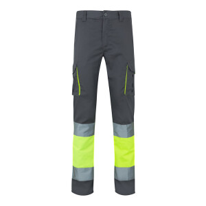 VL ZEUS LARGE. Zweifarbige Stretch-Hose mit mehreren Taschen (240 g/m²) - Reklamnepredmety