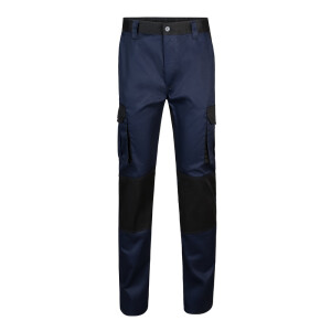 VL NJORD. Zweifarbige Twill-Hose mit mehreren Taschen (240 g/m²) - Reklamnepredmety