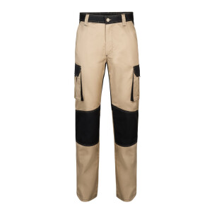 VL NJORD. Zweifarbige Twill-Hose mit mehreren Taschen (240 g/m²) - Reklamnepredmety