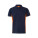VL SUPAY. Zweifarbiges Piqué-Poloshirt (180 g/m²), kurzärmelig
