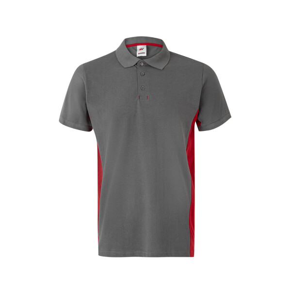 VL SUPAY. Zweifarbiges Piqué-Poloshirt (180 g/m²), kurzärmelig