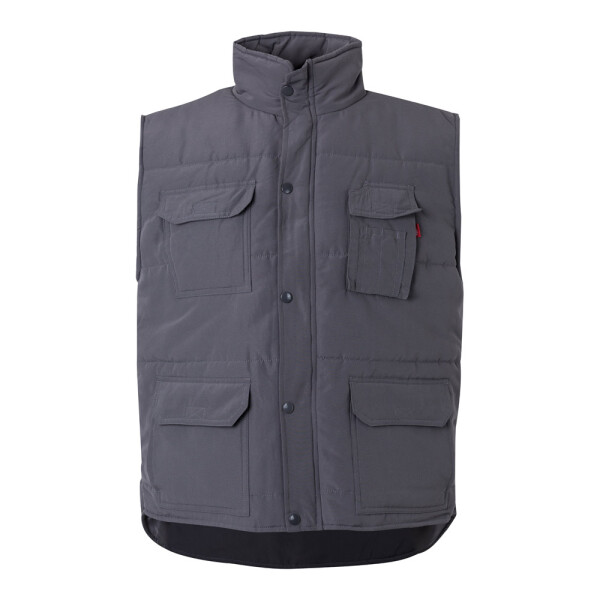 VL MEFITIS. Steppweste mit mehreren Taschen (220g/m²)