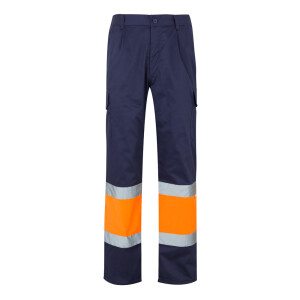 VL POSEIDON. Zweifarbige Twill-Hose mit mehreren Taschen (210 g/m²) - Reklamnepredmety