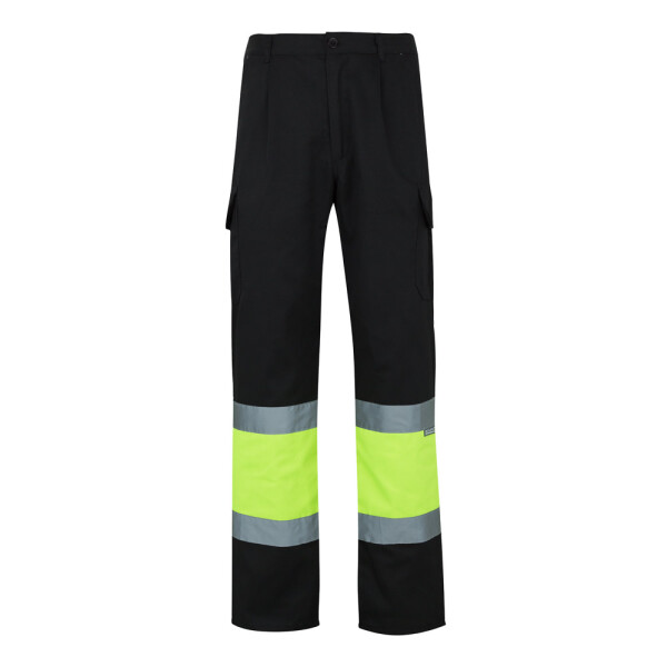 VL POSEIDON LARGE. Zweifarbige Twill-Hose mit mehreren Taschen (210 g/m²)