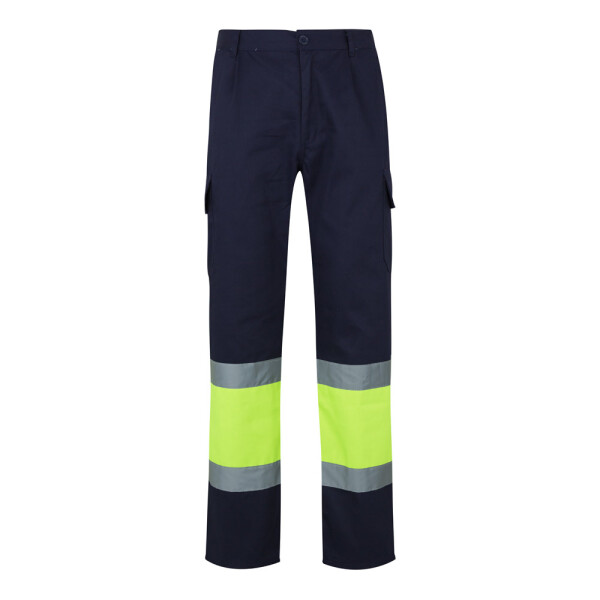 VL POSEIDON LARGE. Zweifarbige Twill-Hose mit mehreren Taschen (210 g/m²)