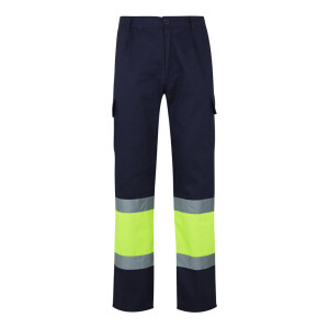 VL POSEIDON LARGE. Zweifarbige Twill-Hose mit mehreren Taschen (210 g/m²) - Reklamnepredmety