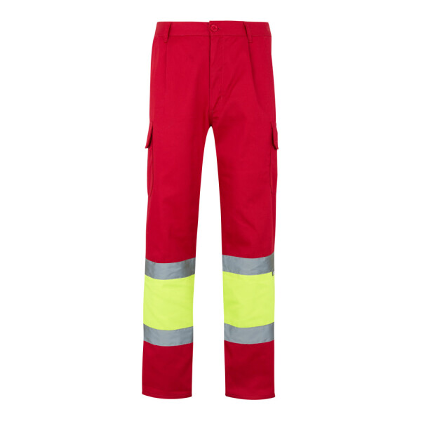 VL POSEIDON LARGE. Zweifarbige Twill-Hose mit mehreren Taschen (210 g/m²)