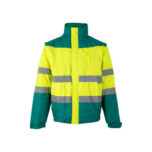VL JUPITER LARGE. Zweifarbige Steppjacke (180g/m²) aus Polyester (100%) mit PU-Beschichtung - Reklamnepredmety