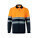 VL VULCAN. Zweifarbiges Poloshirt im Bird-Eye-Design (160g/m²) mit langen Ärmeln, aus Polyester (100%) - 36067-214 - variant 