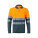 VL VULCAN. Zweifarbiges Poloshirt im Bird-Eye-Design (160g/m²) mit langen Ärmeln, aus Polyester (100%) - 36067-217 - variant 