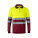 VL VULCAN. Zweifarbiges Poloshirt im Bird-Eye-Design (160g/m²) mit langen Ärmeln, aus Polyester (100%) - 36067-225 - variant 