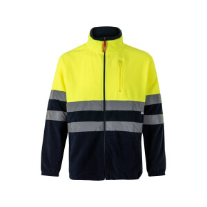 VL EROS. Zweifarbige Fleecejacke (280g/m²), aus Polyester (100%) - Reklamnepredmety