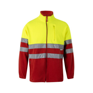 VL EROS. Zweifarbige Fleecejacke (280g/m²), aus Polyester (100%) - Reklamnepredmety