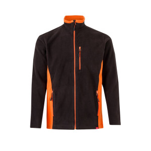 VL GERAS. Zweifarbige Fleecejacke (220g/m²) aus Polyester (100%) - Reklamnepredmety
