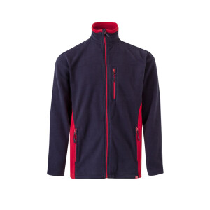 VL GERAS. Zweifarbige Fleecejacke (220g/m²) aus Polyester (100%) - Reklamnepredmety