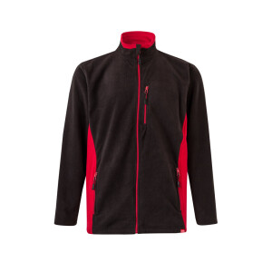 VL GERAS. Zweifarbige Fleecejacke (220g/m²) aus Polyester (100%) - Reklamnepredmety