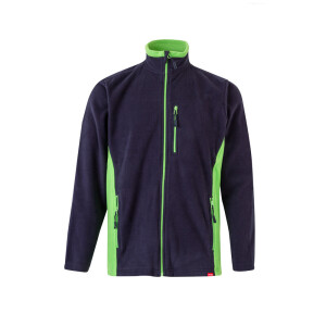 VL GERAS. Zweifarbige Fleecejacke (220g/m²) aus Polyester (100%) - Reklamnepredmety