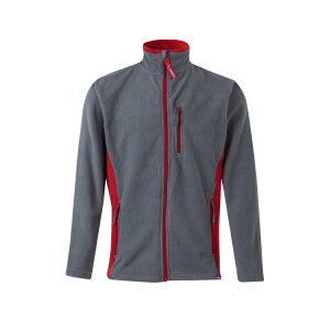 VL GERAS. Zweifarbige Fleecejacke (220g/m²) aus Polyester (100%) - Reklamnepredmety
