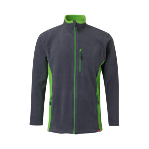 VL GERAS. Zweifarbige Fleecejacke (220g/m²) aus Polyester (100%) - Reklamnepredmety
