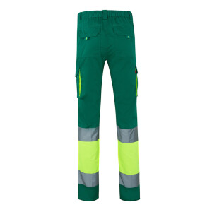 VL ZEUS. Zweifarbige Stretch-Hose mit mehreren Taschen (240 g/m²), aus Baumwolle (46 %), EME (38 %) und Polyester (16 %) - Reklamnepredmety