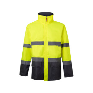 VL THEMIS. Zweifarbiger Parka (190g/m²), aus Polyester (100%), mit PU-Beschichtung - Reklamnepredmety
