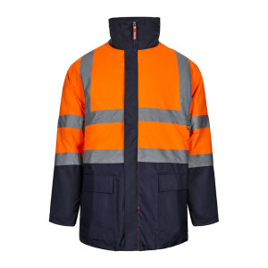 VL JUNO. Zweifarbiger 4-in-1-Parka (180 g/m²), aus Polyester (100%) mit PU-Beschichtung - Reklamnepredmety