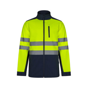 VL HESTIA. Zweifarbige Softshell-Jacke (280 g/m²) aus Polyester (96 %) und Elastan (4 %) - Reklamnepredmety