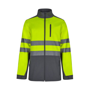 VL HESTIA. Zweifarbige Softshell-Jacke (280 g/m²) aus Polyester (96 %) und Elastan (4 %) - Reklamnepredmety