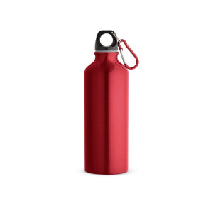RE-LANDSCAPE M. Flasche aus recyceltem Aluminium 530 mL mit Karabiner - Reklamnepredmety