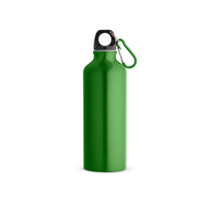 RE-LANDSCAPE M. Flasche aus recyceltem Aluminium 530 mL mit Karabiner - Reklamnepredmety