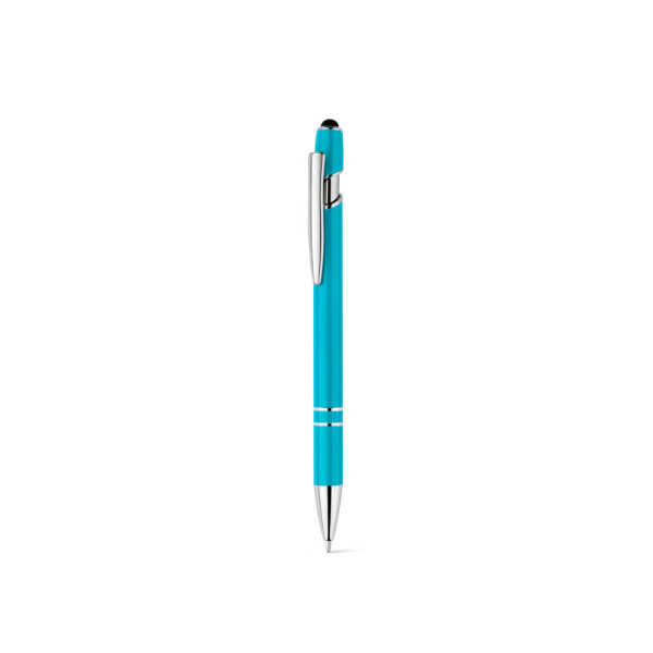 NEIL. Kugelschreiber mit Gehäuse aus recyceltem Aluminium (100% rAL) und Touch-Pen Druckknopf