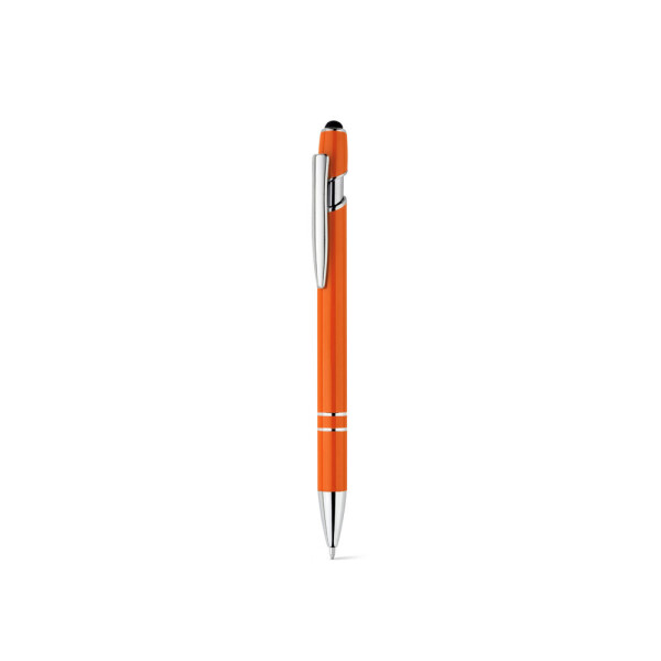 NEIL. Kugelschreiber mit Gehäuse aus recyceltem Aluminium (100% rAL) und Touch-Pen Druckknopf