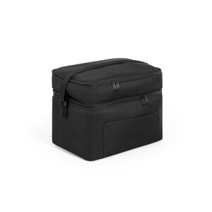 CANCUN LARGE. Kühltasche aus 600D, recyceltem Polyester, mit verstellbarem Gurtband - Reklamnepredmety