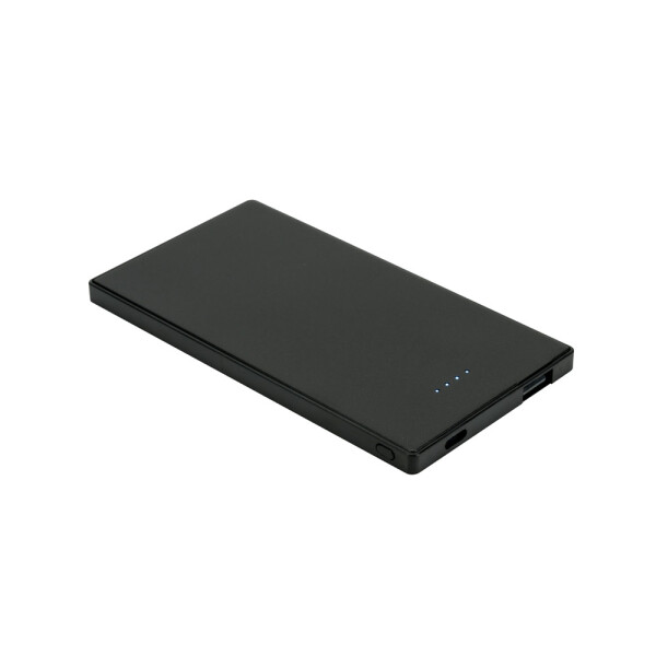 DENNING. Powerbank Slim mit 5'000 mAh aus Edelstahl