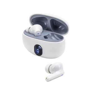CAETANO. Wireless Earphones aus Recyceltes ABS (100% rABS) mit 4 Stunden Akkulaufzeit - Reklamnepredmety