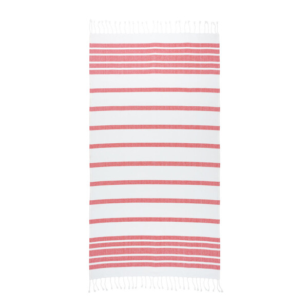 SARDENHA. Strandtuch aus Baumwolle (70% recycelt) und Polyester (30% recycelt) (180 g/m²)