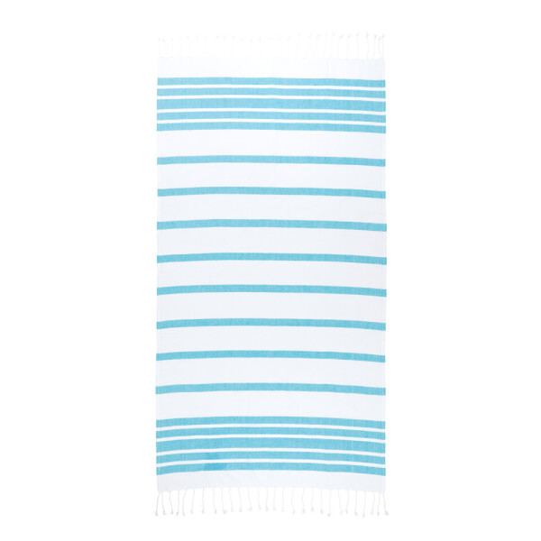 SARDENHA. Strandtuch aus Baumwolle (70% recycelt) und Polyester (30% recycelt) (180 g/m²)