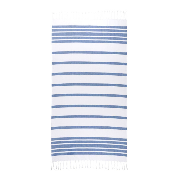 SARDENHA. Strandtuch aus Baumwolle (70% recycelt) und Polyester (30% recycelt) (180 g/m²)