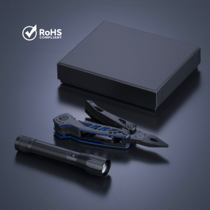 OPTIMA-SET I: MULTITOOL UND MITTLERE TASCHENLAMPE - Reklamnepredmety
