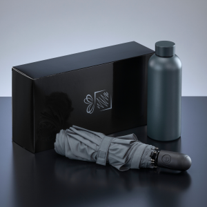 ACTIVE SET: THERMALWASSERFLASCHE UND AUTOMATIKSCHIRM - Reklamnepredmety