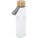 Porto Glaswasserflasche mit 500 ml Fassungsvermögen, Silikongriff und Bambusdeckel - 10085382 - variant PF 10085382