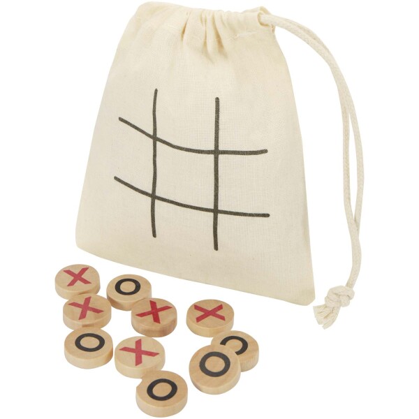 Tic-Tac-Toe-Wirbel aus Holz