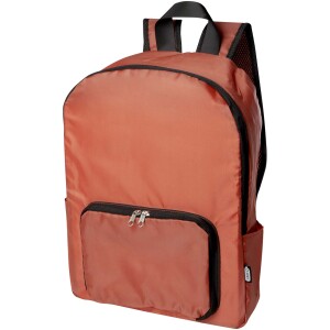 EcoFold faltbarer Rucksack aus RPET mit einem Fassungsvermögen von 15 l - Reklamnepredmety